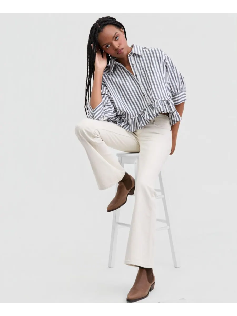 Женские джинсы West Coast Relaxed Free People — изображение 5 из 5, лилия долины