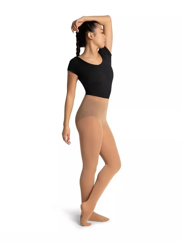 Женские ультрамягкие переходные тайтсы со швом сзади Capezio — изображение 2 из 4, карамель