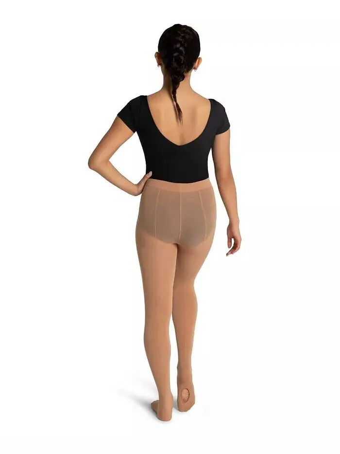 Женские ультрамягкие переходные тайтсы со швом сзади Capezio — изображение 4 из 4, карамель