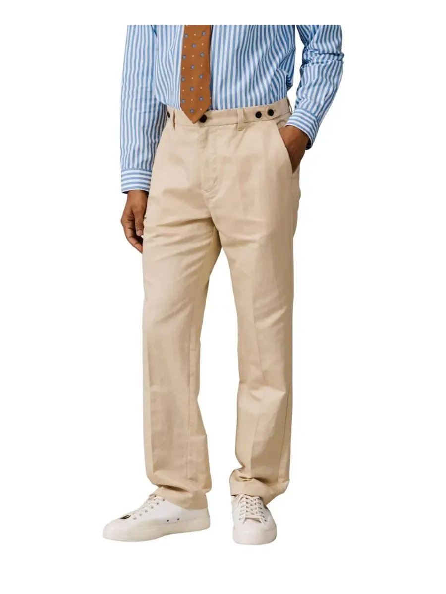 Брюки прямого кроя Pasmore Slim Leg Suit Trouser Aubin — изображение 1 из 8, бежевый