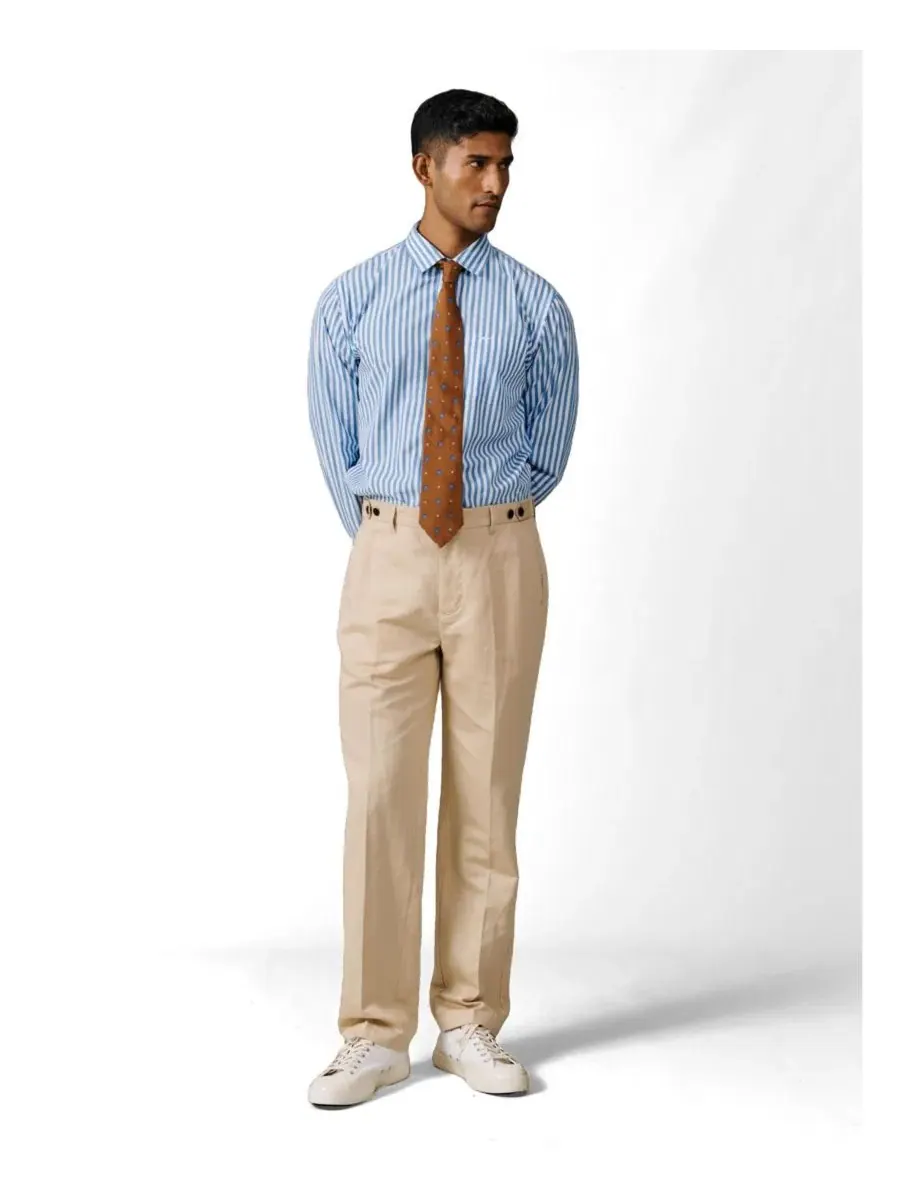 Брюки прямого кроя Pasmore Slim Leg Suit Trouser Aubin — изображение 2 из 8, бежевый