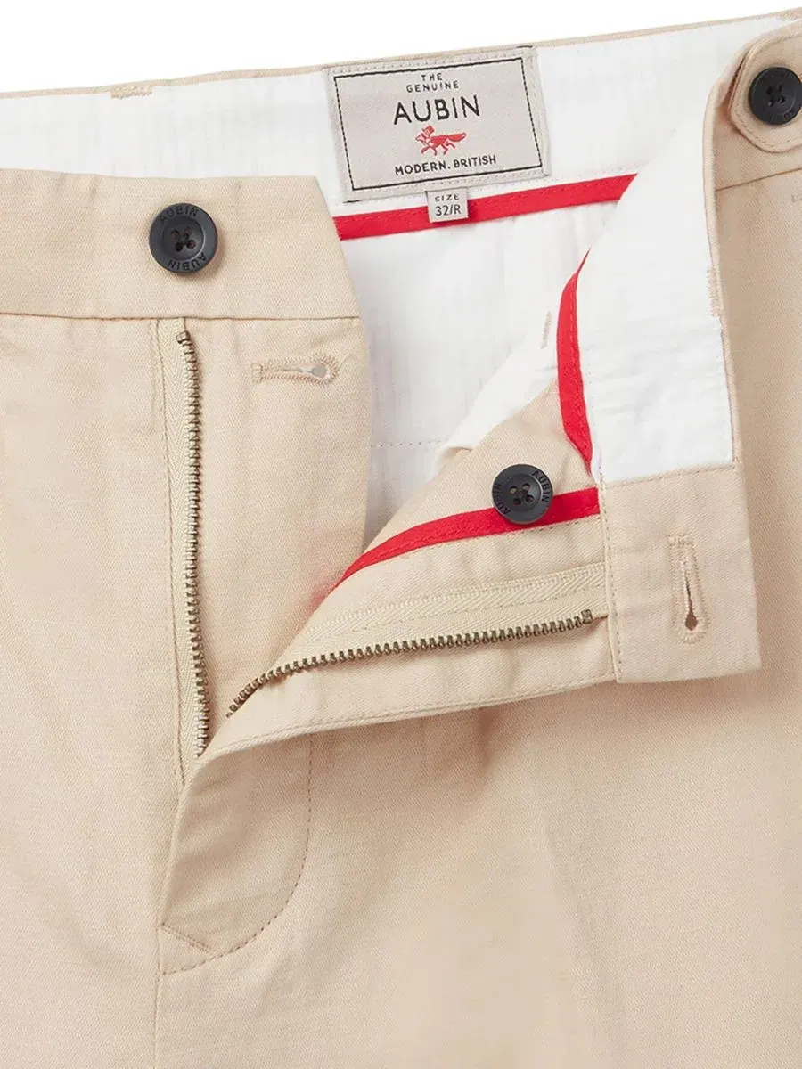 Брюки прямого кроя Pasmore Slim Leg Suit Trouser Aubin — изображение 7 из 8, бежевый