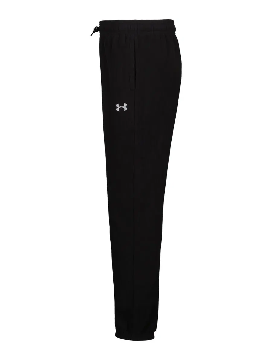 Детские спортивные брюки с логотипом и шнурком Under Armour — изображение 3 из 5, черный