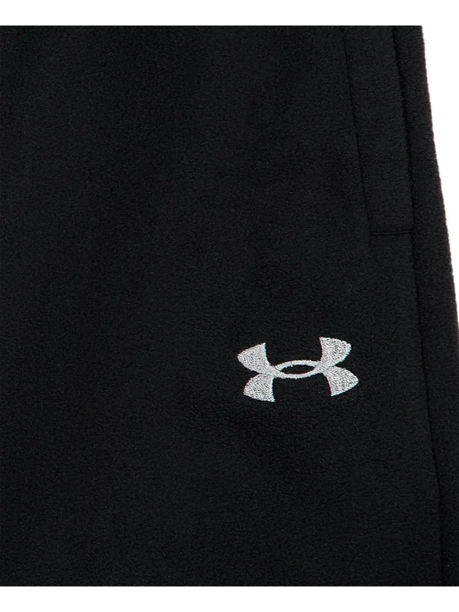 Детские спортивные брюки с логотипом и шнурком Under Armour — изображение 5 из 5, черный