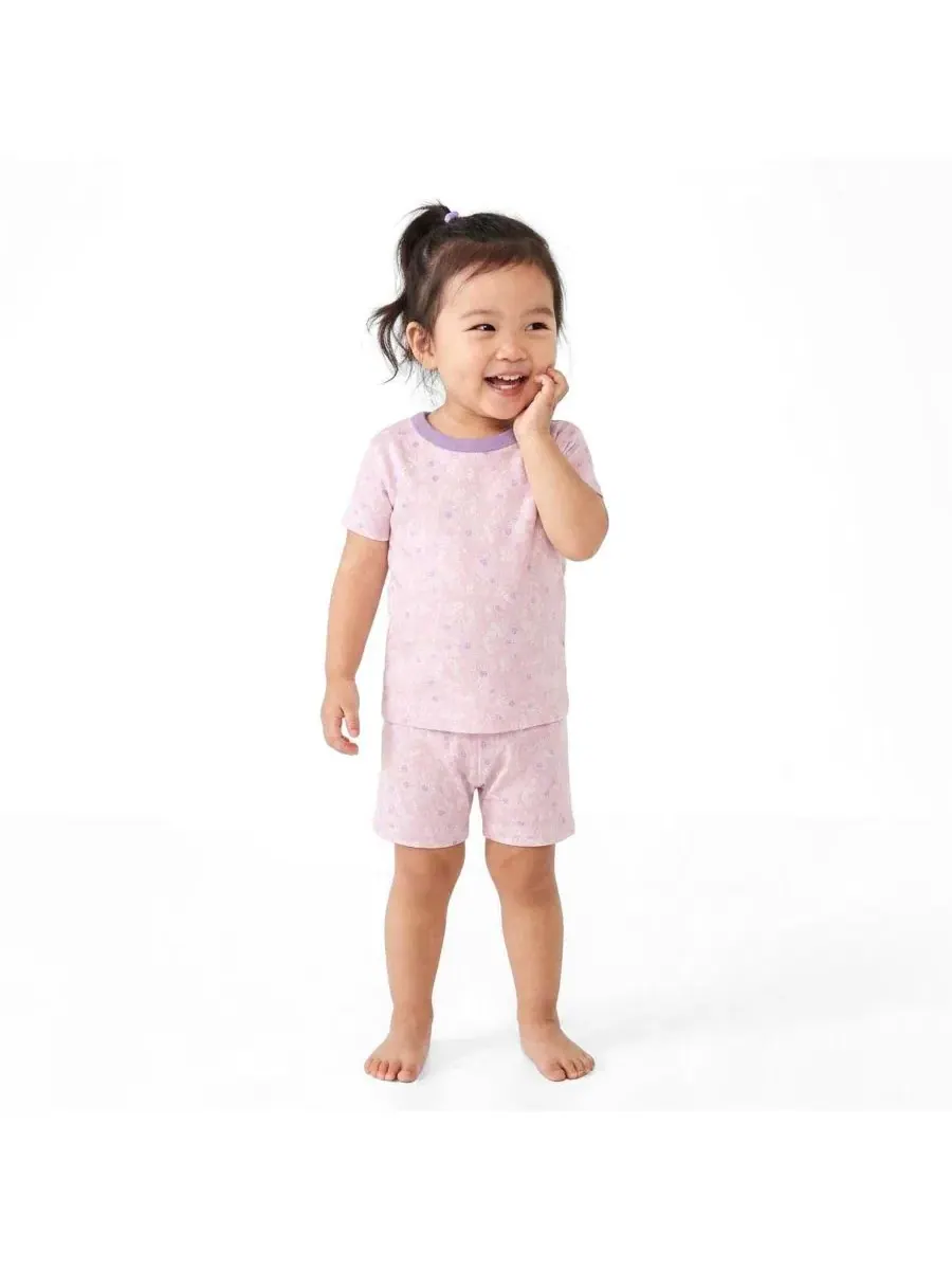 Комплект детской пижамы с коротким рукавом и шортами, модель Mightly Shorties PJ Set Mightly — изображение 2 из 4
