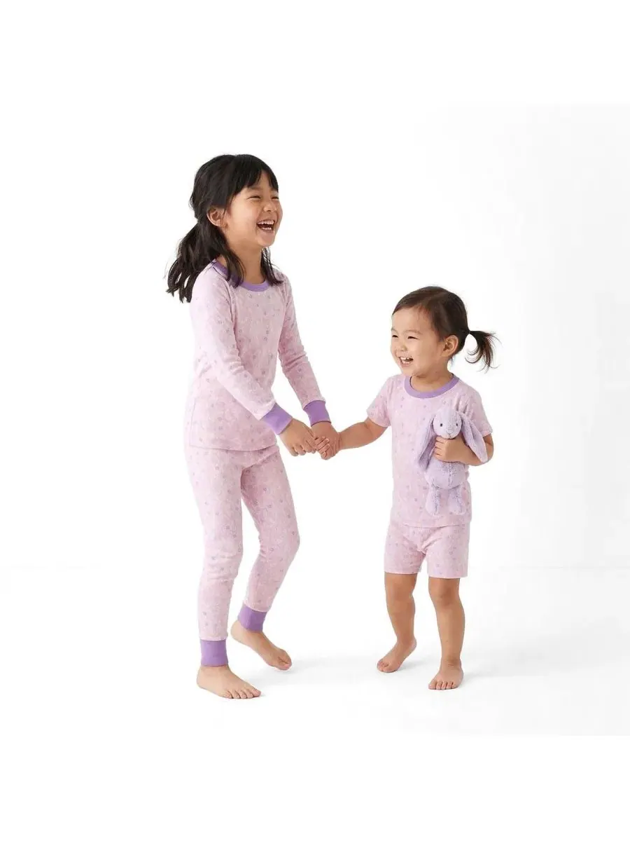 Комплект детской пижамы с коротким рукавом и шортами, модель Mightly Shorties PJ Set Mightly — изображение 3 из 4