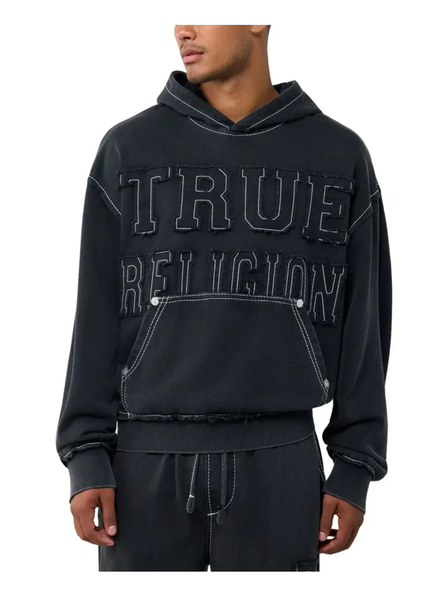 Худи с контрастной вышивкой True Religion