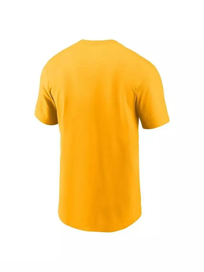 Мужская золотая футболка с речёвкой Local Ultimate Chant LSU Tigers Nike — изображение 2 из 3