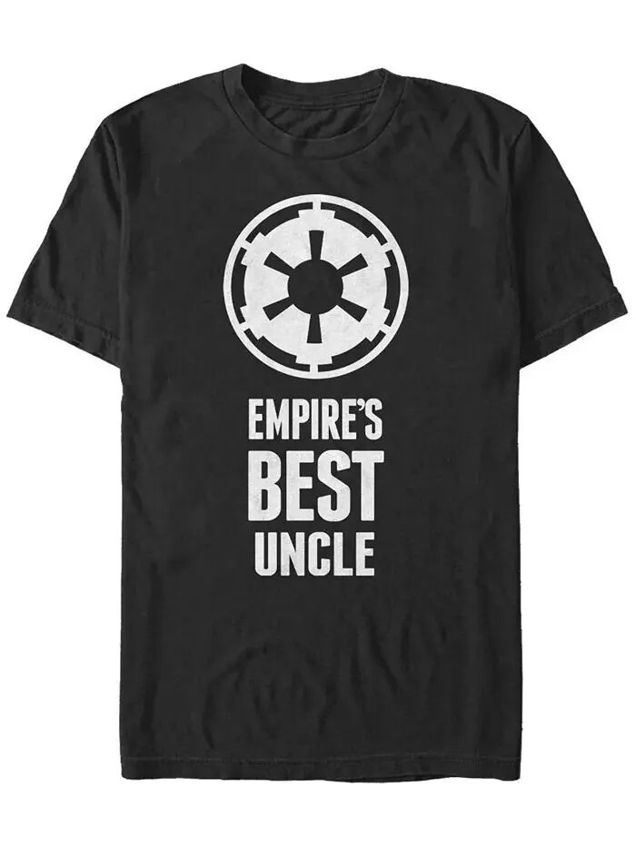 Мужская футболка Empire's Best Uncle с коротким рукавом и круглым вырезом Fifth Sun — изображение 1 из 1, черный