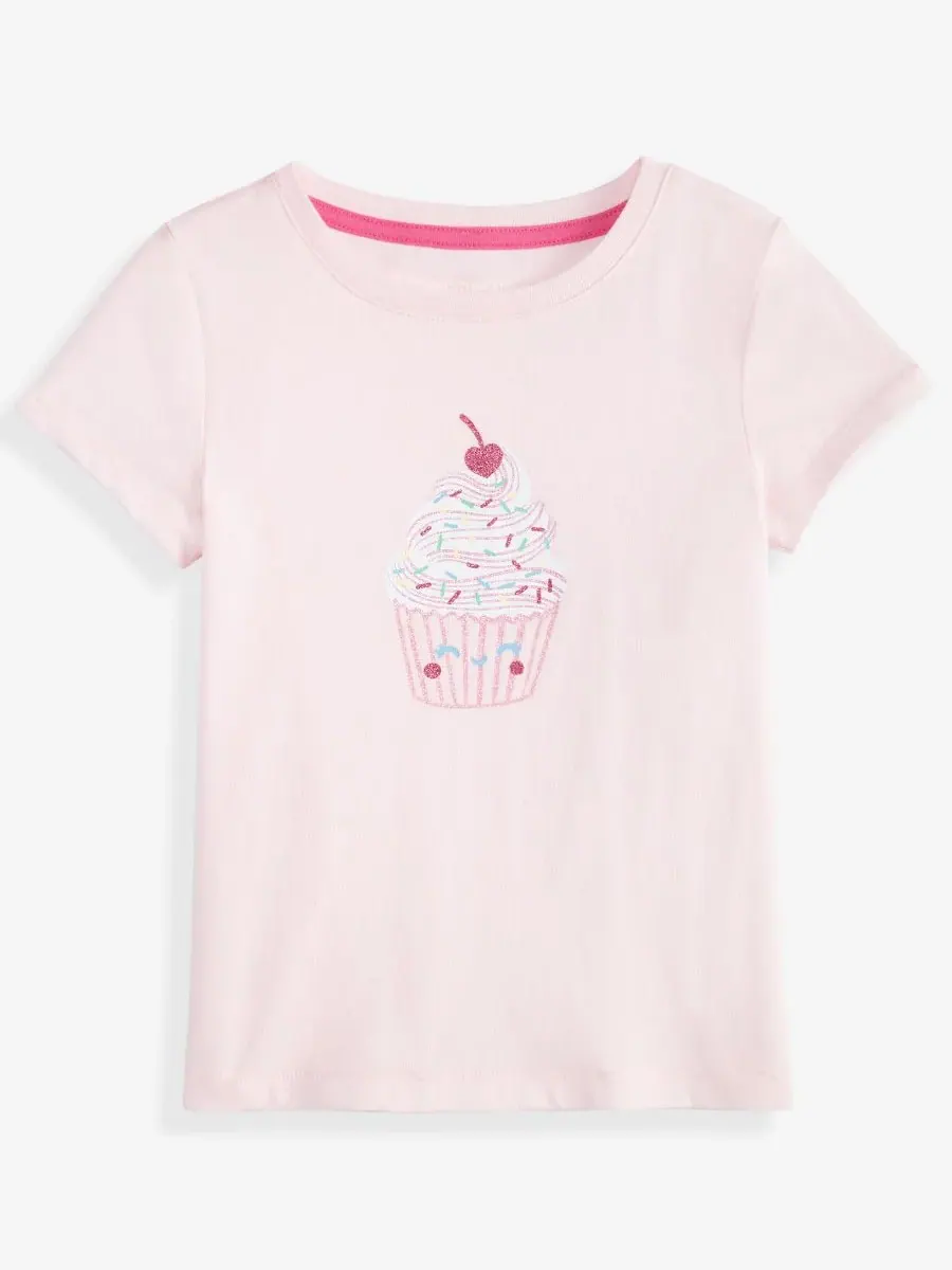 Детская футболка Sweet Treat для девочек 12 месяцев - 5 лет Epic Threads — изображение 3 из 5, розовый