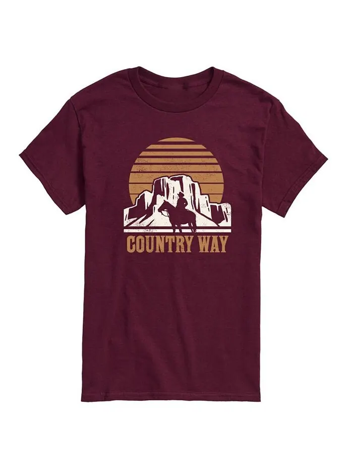 Мужская футболка с коротким рукавом Country Way AIRWAVES — изображение 1 из 3, красный