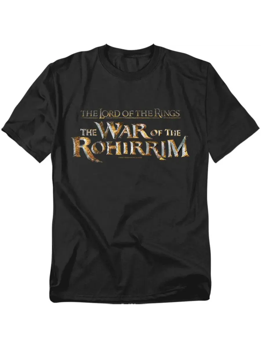 Футболка с принтом War Of The Rohirrim Logo Lord Of The Rings — изображение 1 из 3, черный