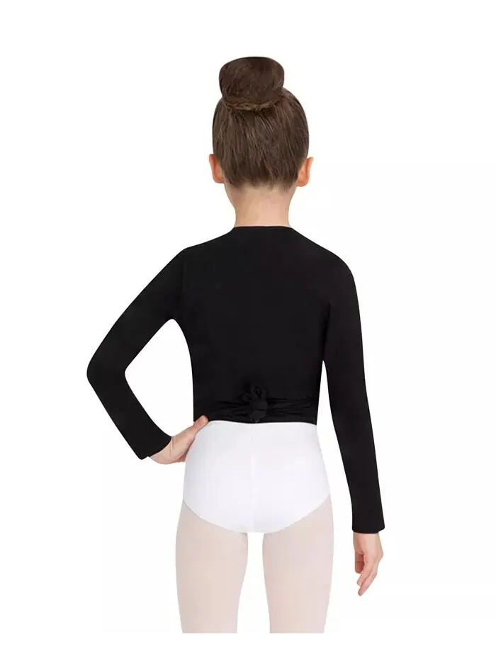 Топ-обертка для девочек Capezio — изображение 1 из 4, черный
