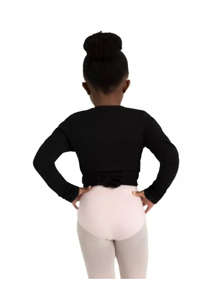 Топ-обертка для девочек Capezio — изображение 4 из 4, черный