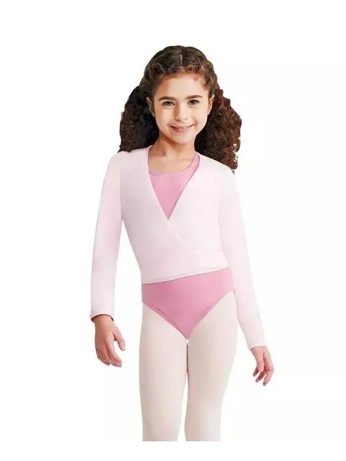 Топ-обертка для девочек Capezio — изображение 1 из 5, розовый