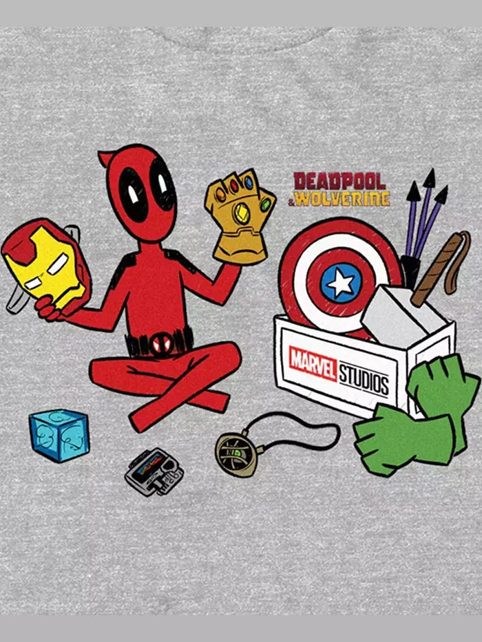 Мужская футболка с коротким рукавом Avengers Things Fifth Sun — изображение 3 из 3, приглушенный