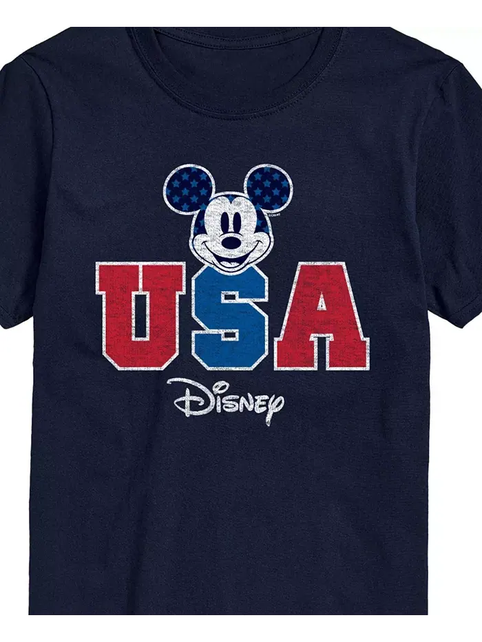 Мужская футболка с коротким рукавом Disney Mickey Mouse USA AIRWAVES — изображение 2 из 3, синий