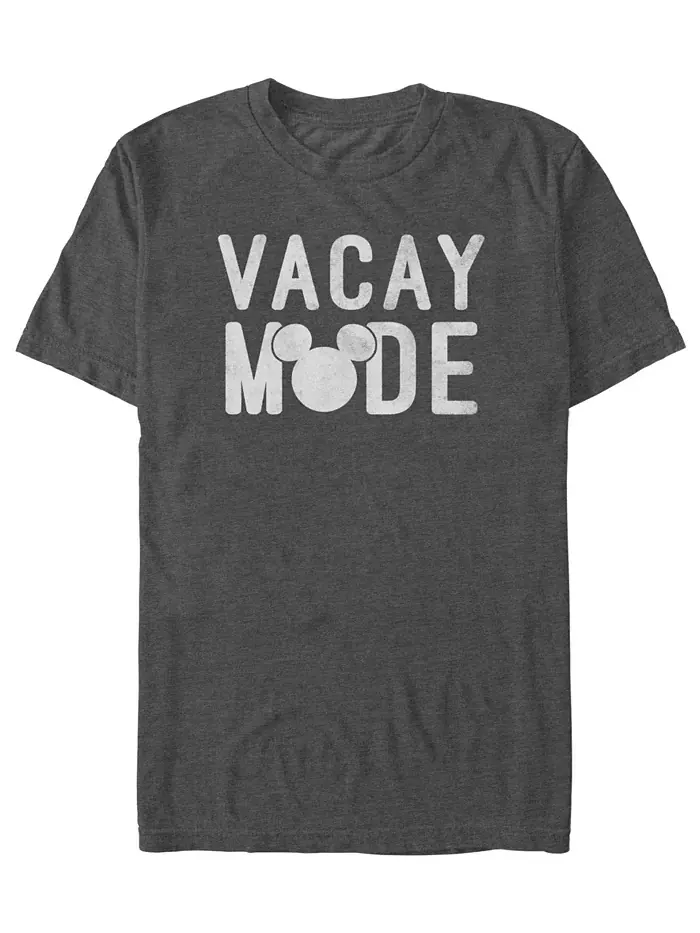 Мужская футболка с коротким рукавом Vacay Mode Mickey Classic — изображение 1 из 3, темно-серый