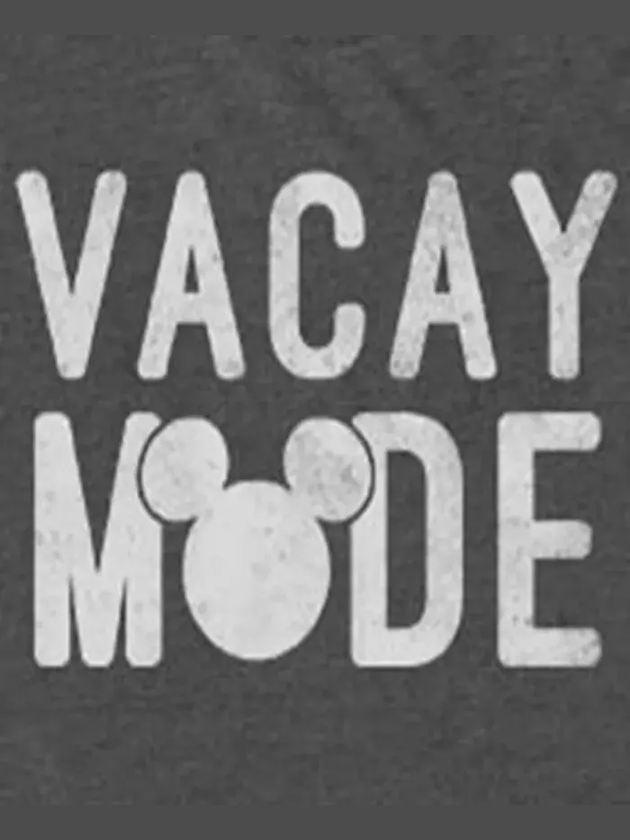 Мужская футболка с коротким рукавом Vacay Mode Mickey Classic — изображение 3 из 3, темно-серый