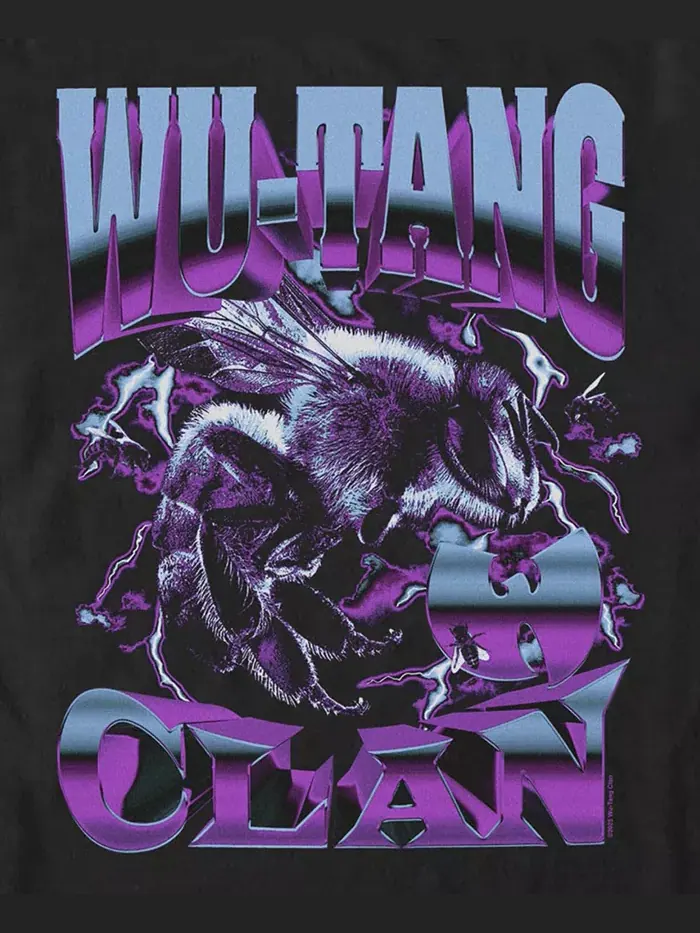 Мужская футболка с принтом Wu-Tang Clan Fifth Sun — изображение 3 из 3, черный