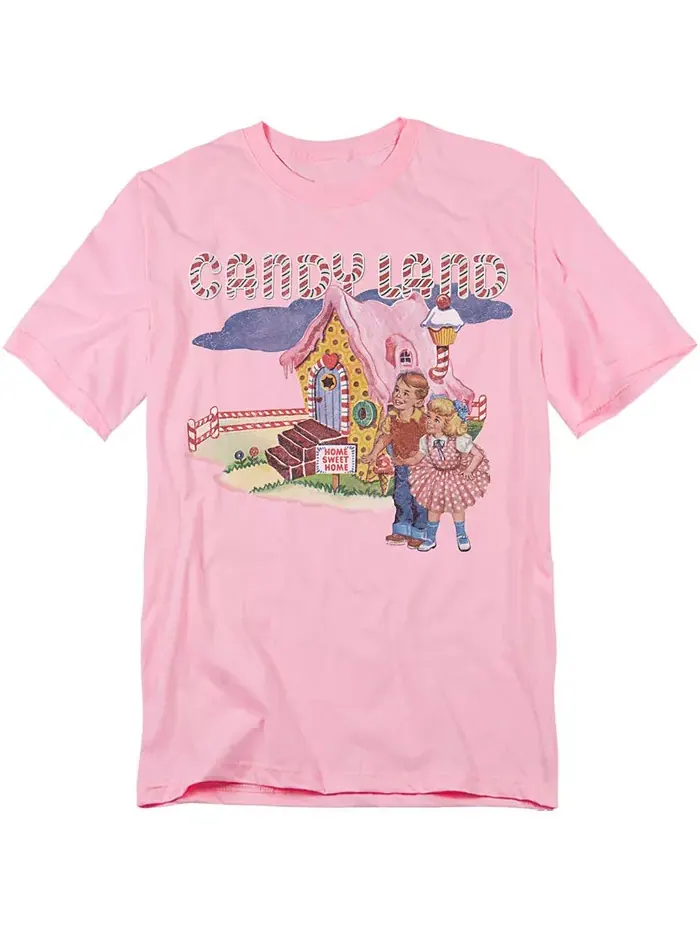 Большая и высокая футболка Candy Land Cotton Candy Land Hasbro+ — изображение 1 из 1, розовый