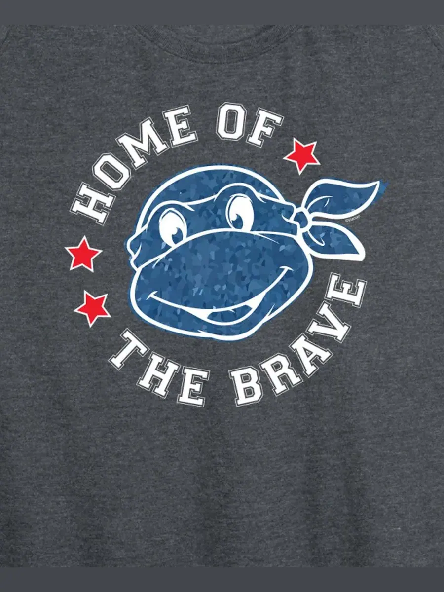 Майка-борцовка с принтом Teenage Mutant Ninja Turtles Born Raised USA Hybrid Apparel — изображение 2 из 3, темно-серый