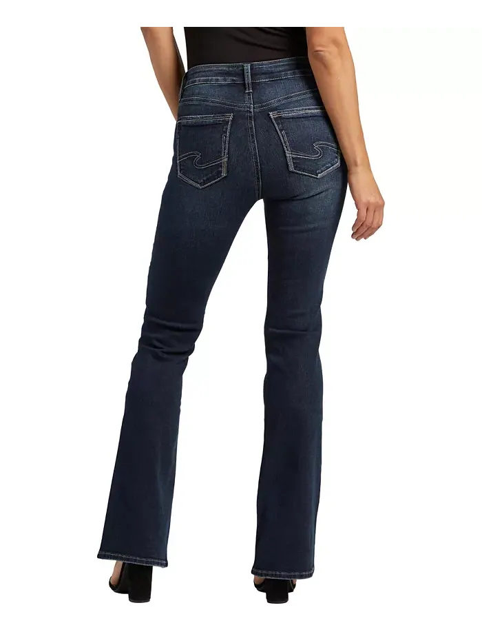 Женские джинсы Suki Mid Rise Bootcut Silver Jeans Co. — изображение 2 из 3, синий