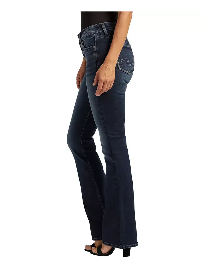 Женские джинсы Suki Mid Rise Bootcut Silver Jeans Co. — изображение 3 из 3, синий