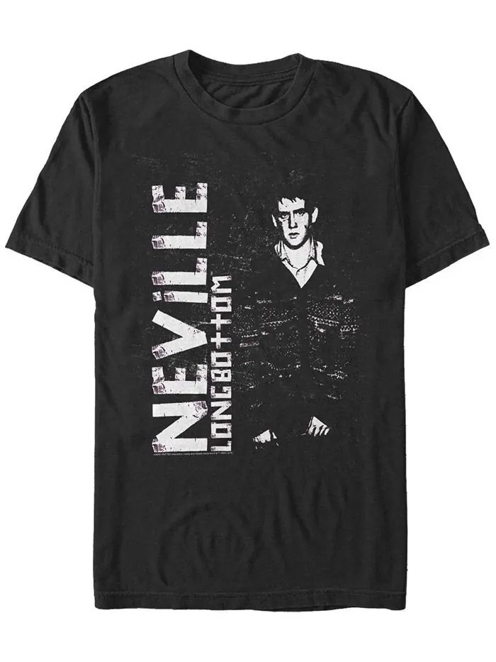 Мужская футболка Neville Longbottom с короткими рукавами и круглым вырезом Fifth Sun — изображение 1 из 1, черный