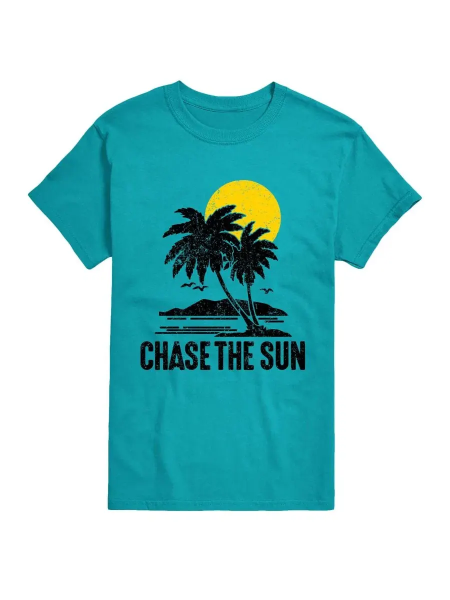 Футболка с графическим принтом Chase The Sun AIRWAVES — изображение 1 из 3, синий