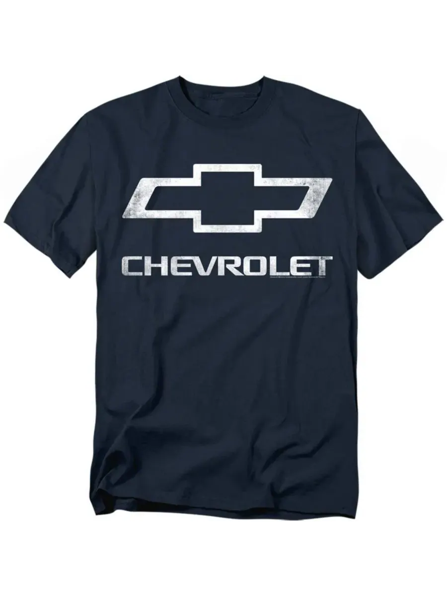 Футболка с логотипом Chevrolet Corvette — синий