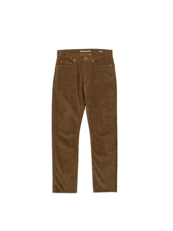 Мужские джинсы Ashhurst Straight Fit Rodd & Gunn — изображение 2 из 4, коричневый