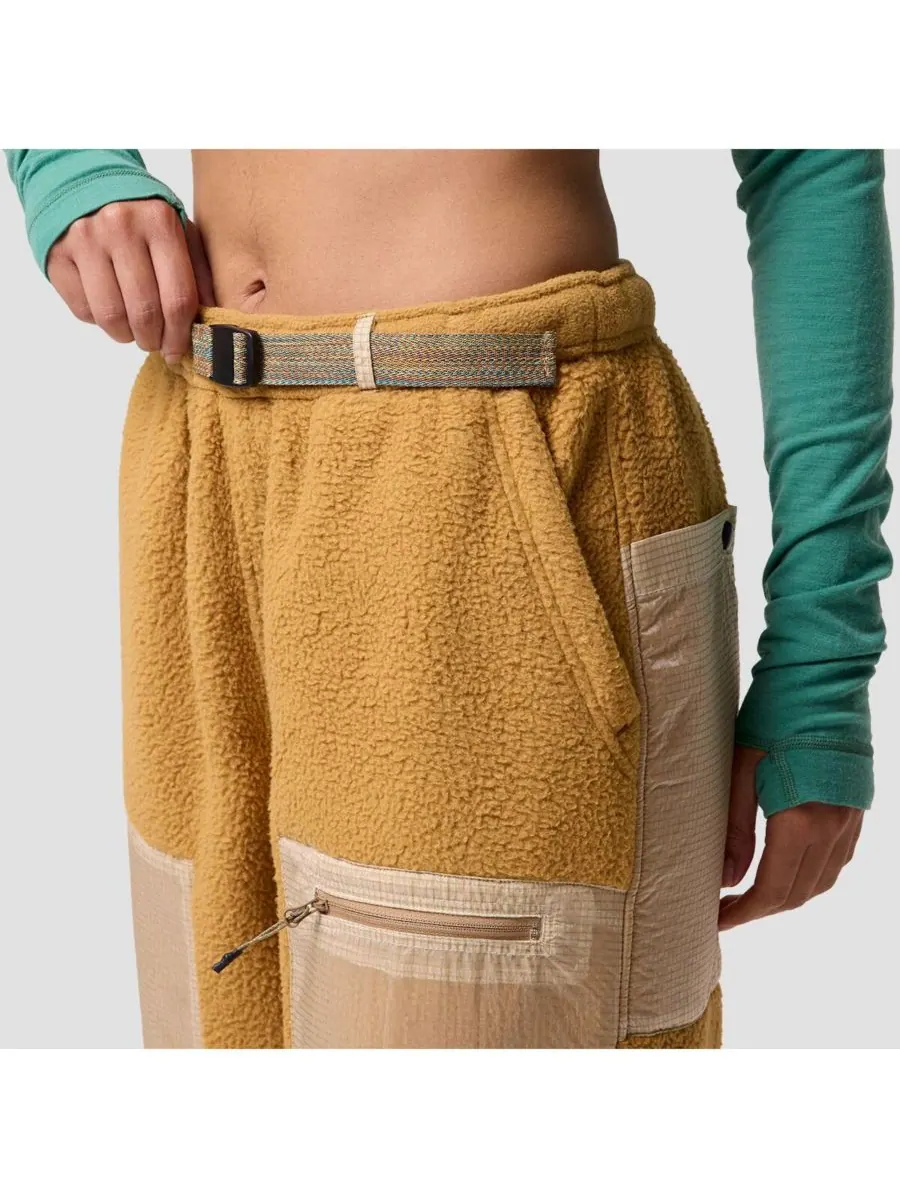 Женские повседневные брюки Wander из флиса с ворсом Backcountry, Bistre combo — изображение 3 из 5
