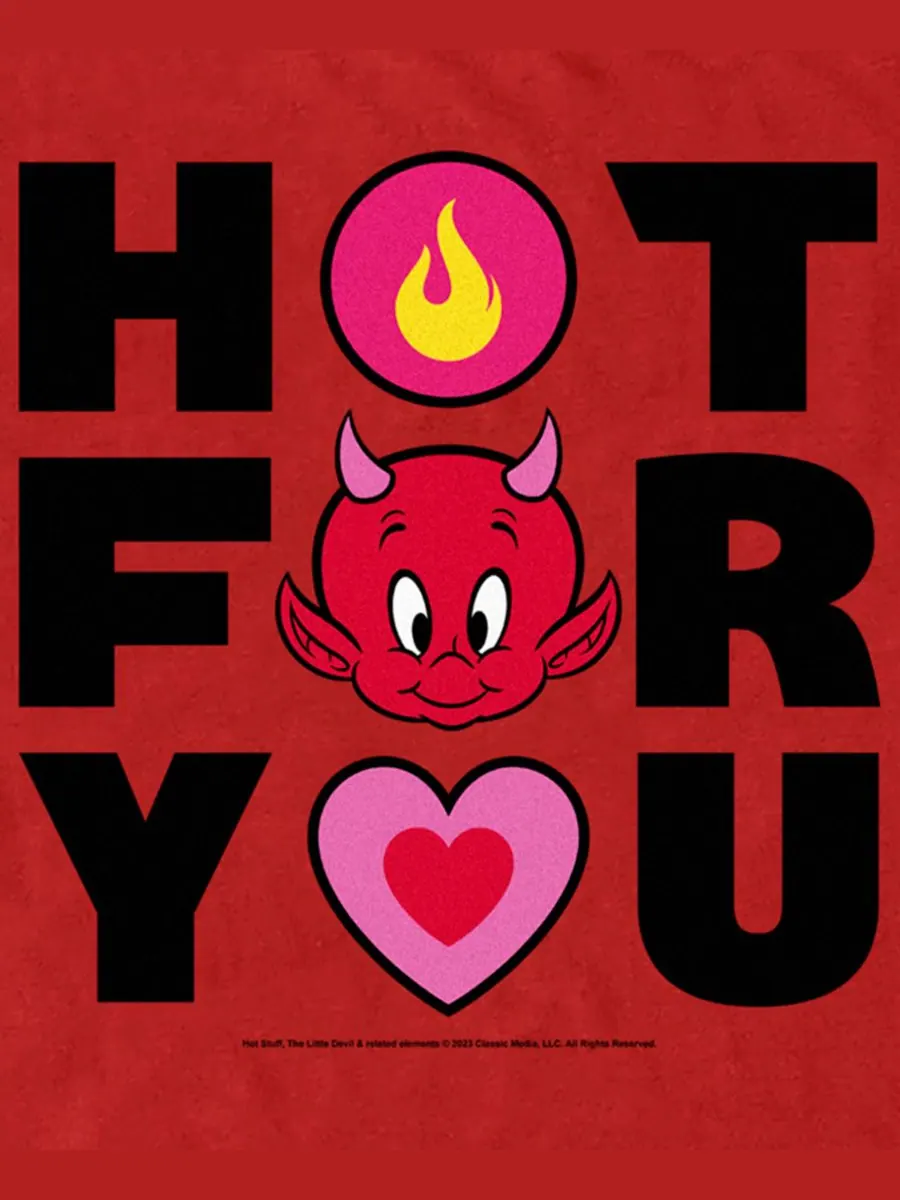 Мужская футболка с коротким рукавом Harvey Comics Hot For You Fifth Sun — изображение 3 из 3, красный