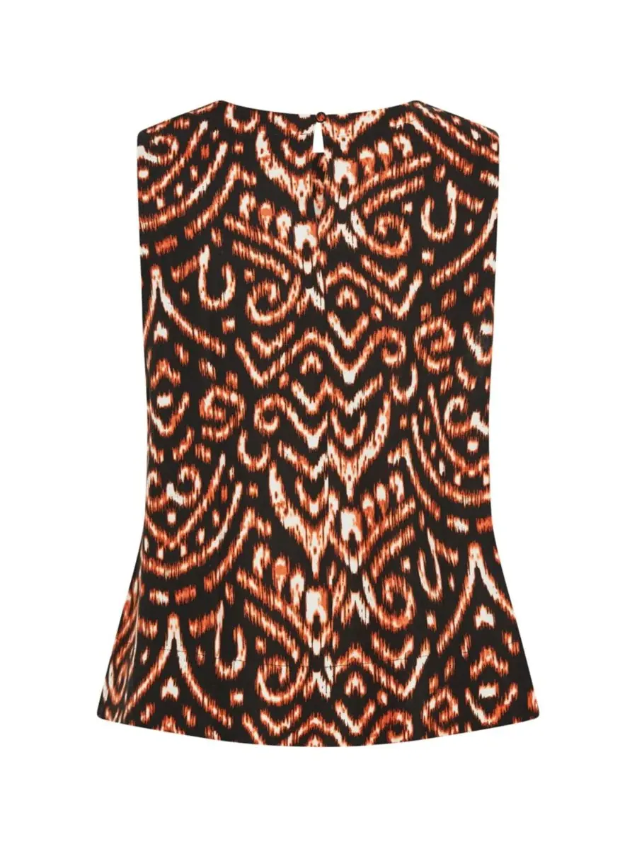 Женская блузка больших размеров Amara с принтом CITY CHIC, Blk Print — изображение 5 из 5