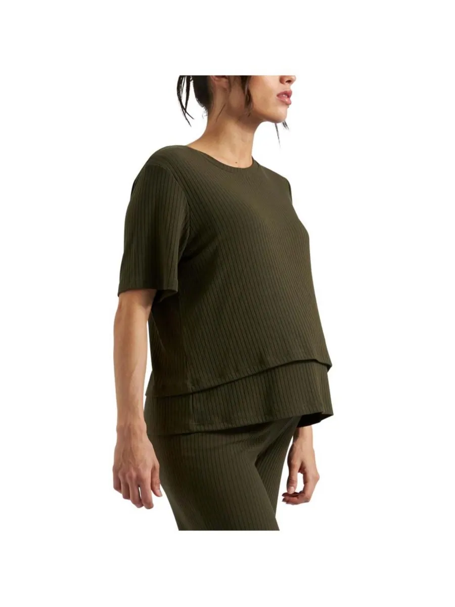 Топ для кормления Maternity Ripe Mike Rib Ripe Maternity — изображение 2 из 3, хаки