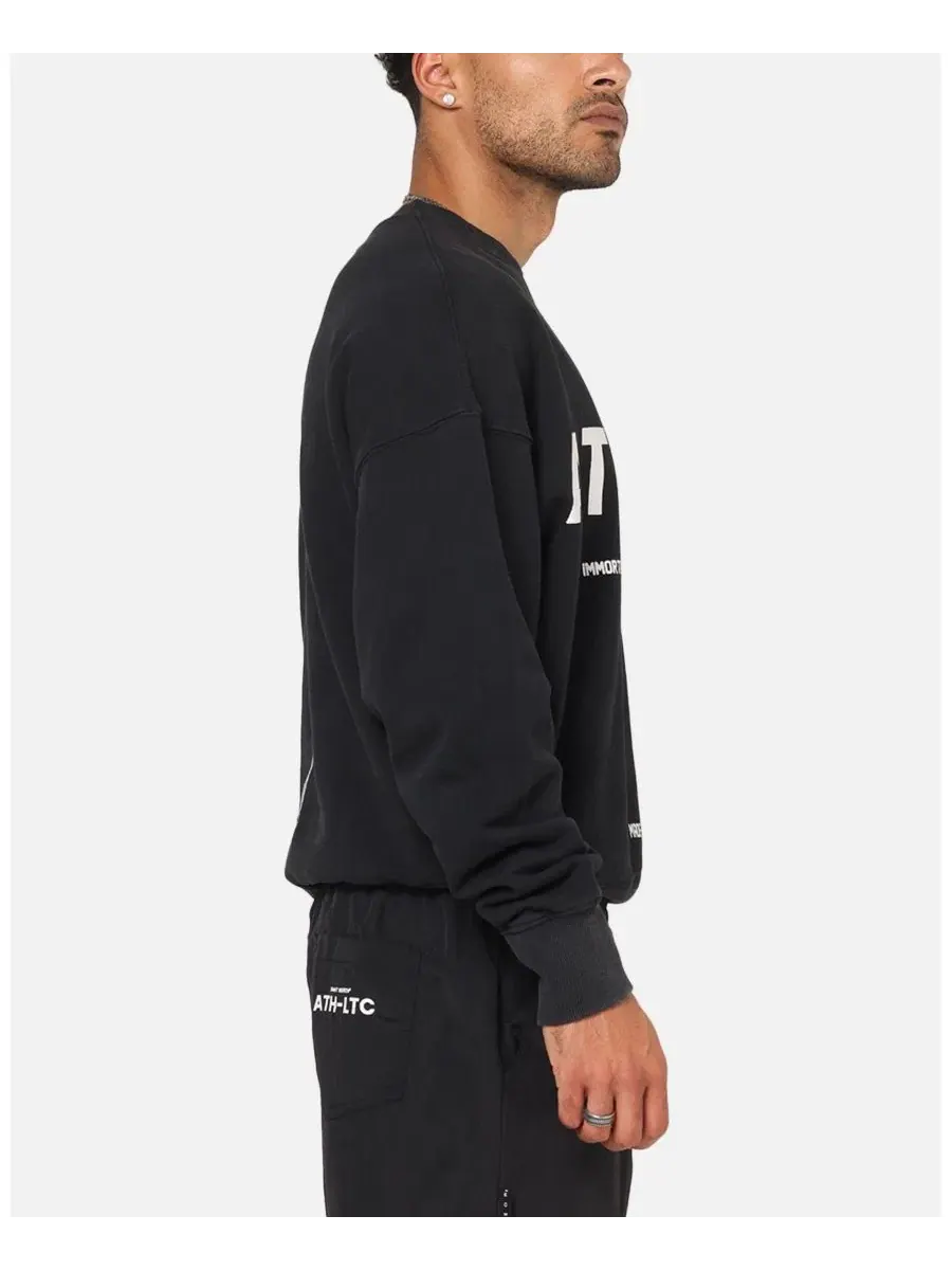 Свитшот мужской с принтом Athltc Crewneck SAINT MORTA — изображение 5 из 5, нет цвета
