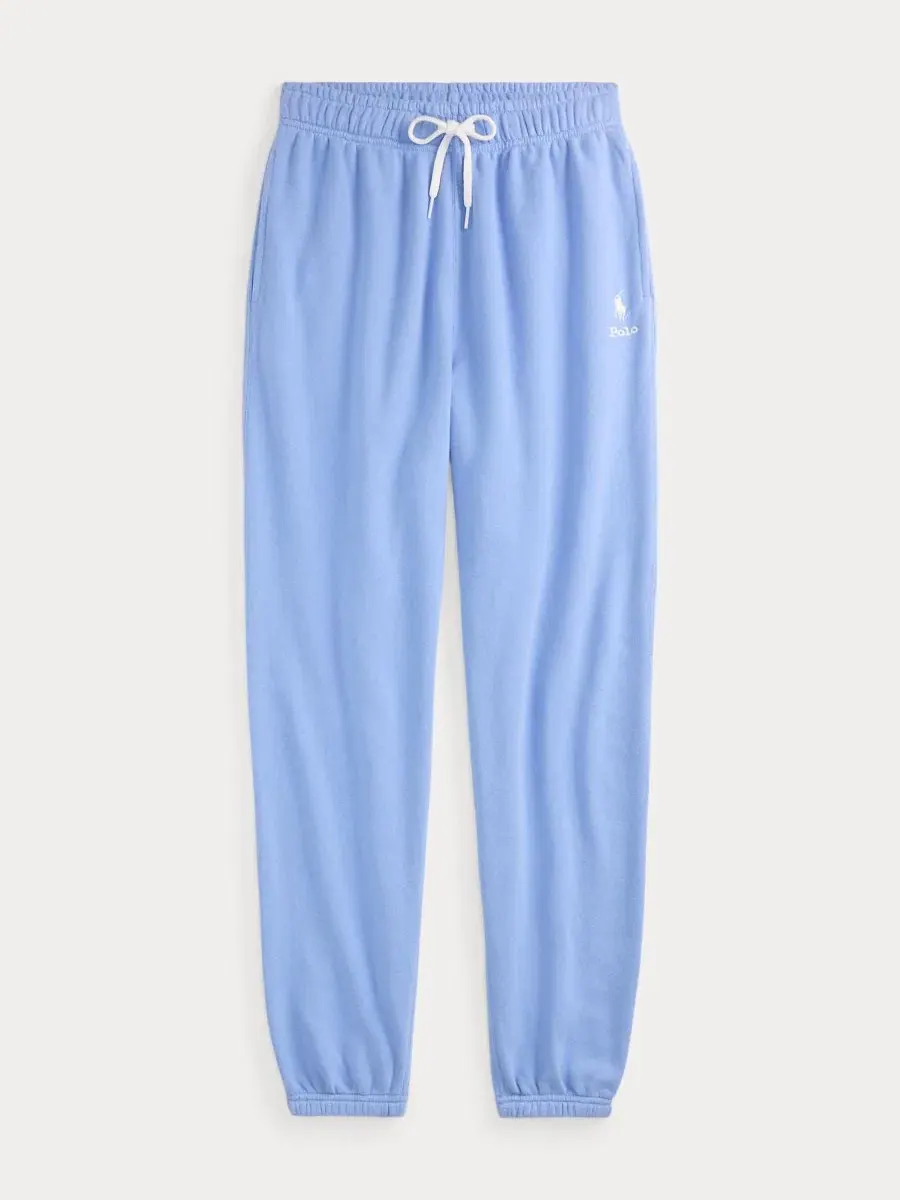 Женские джоггеры с зауженным кроем Island Fleece Knit Polo Ralph Lauren — изображение 5 из 5, синий
