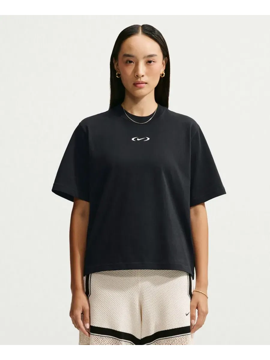 Футболка свободного кроя Sportswear Classic Nike — изображение 6 из 6, черный