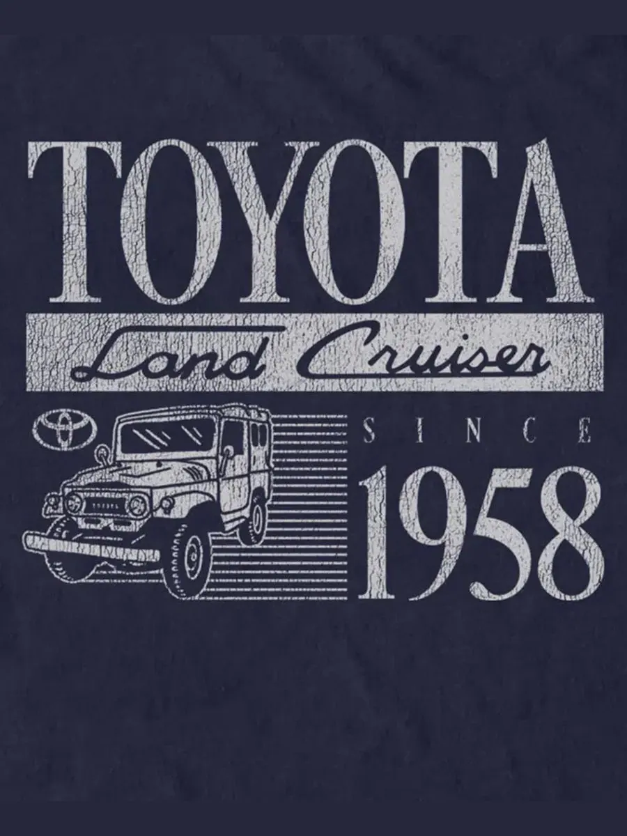 Футболка с принтом Toyota 51 Cruiser Fifth Sun — изображение 3 из 3, темно-синий