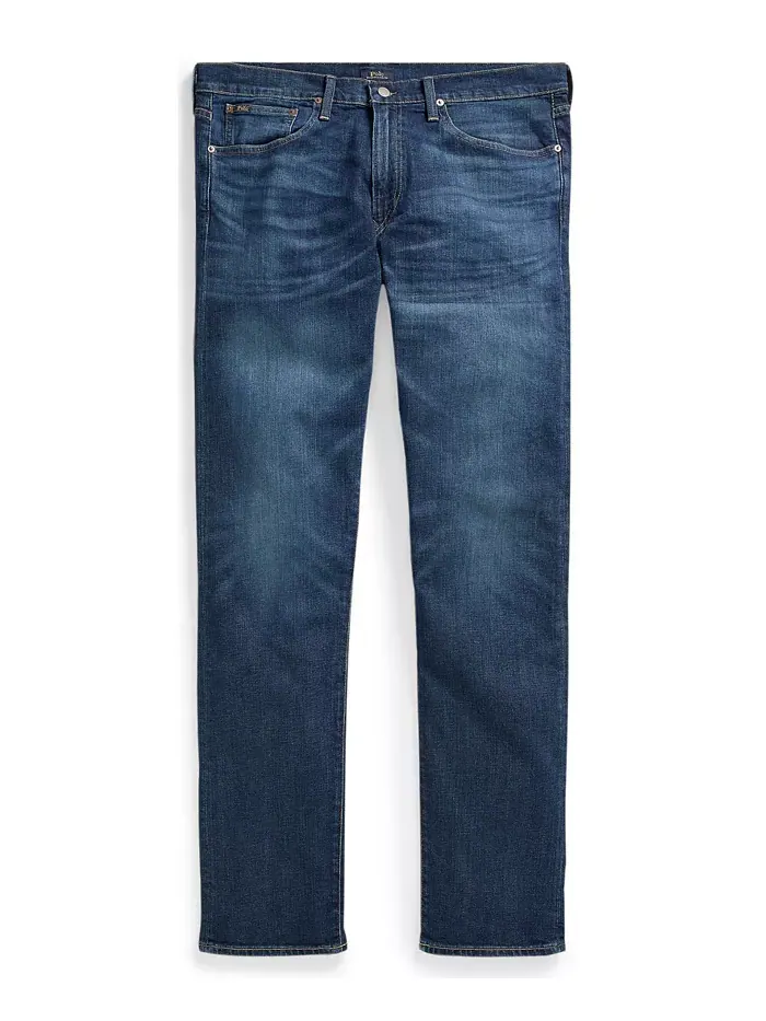 Мужские прямые джинсы Big & Tall Prospect с эффектом стрейч Polo Ralph Lauren — изображение 5 из 8