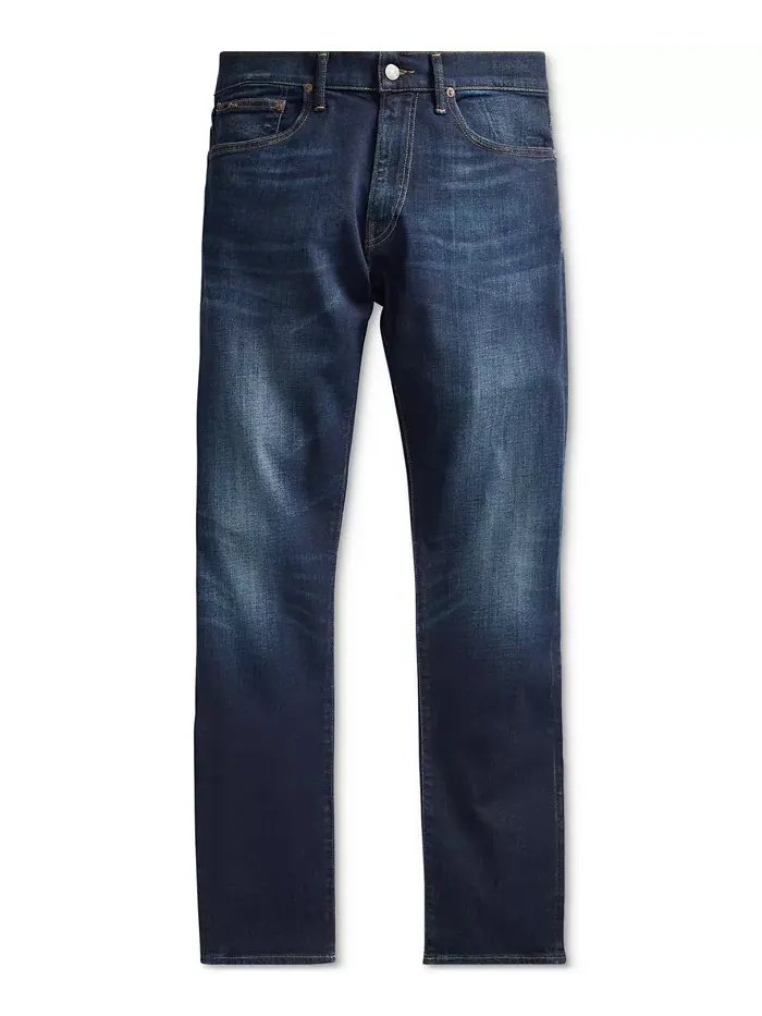 Мужские прямые джинсы Big & Tall Prospect с эффектом стрейч Polo Ralph Lauren — изображение 8 из 10