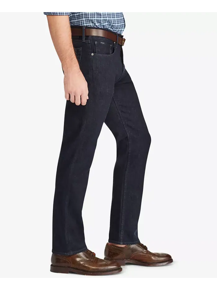 Мужские прямые джинсы Big & Tall Prospect с эффектом стрейч Polo Ralph Lauren — изображение 8 из 11, темно-синий