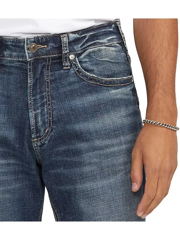 Мужские джинсы Gordie Relaxed Fit Straight Leg Silver Jeans Co. — изображение 4 из 4, синий