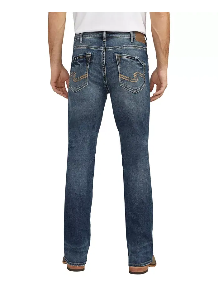 Мужские джинсы Craig Classic Fit Bootcut Silver Jeans Co. — изображение 1 из 4, синий