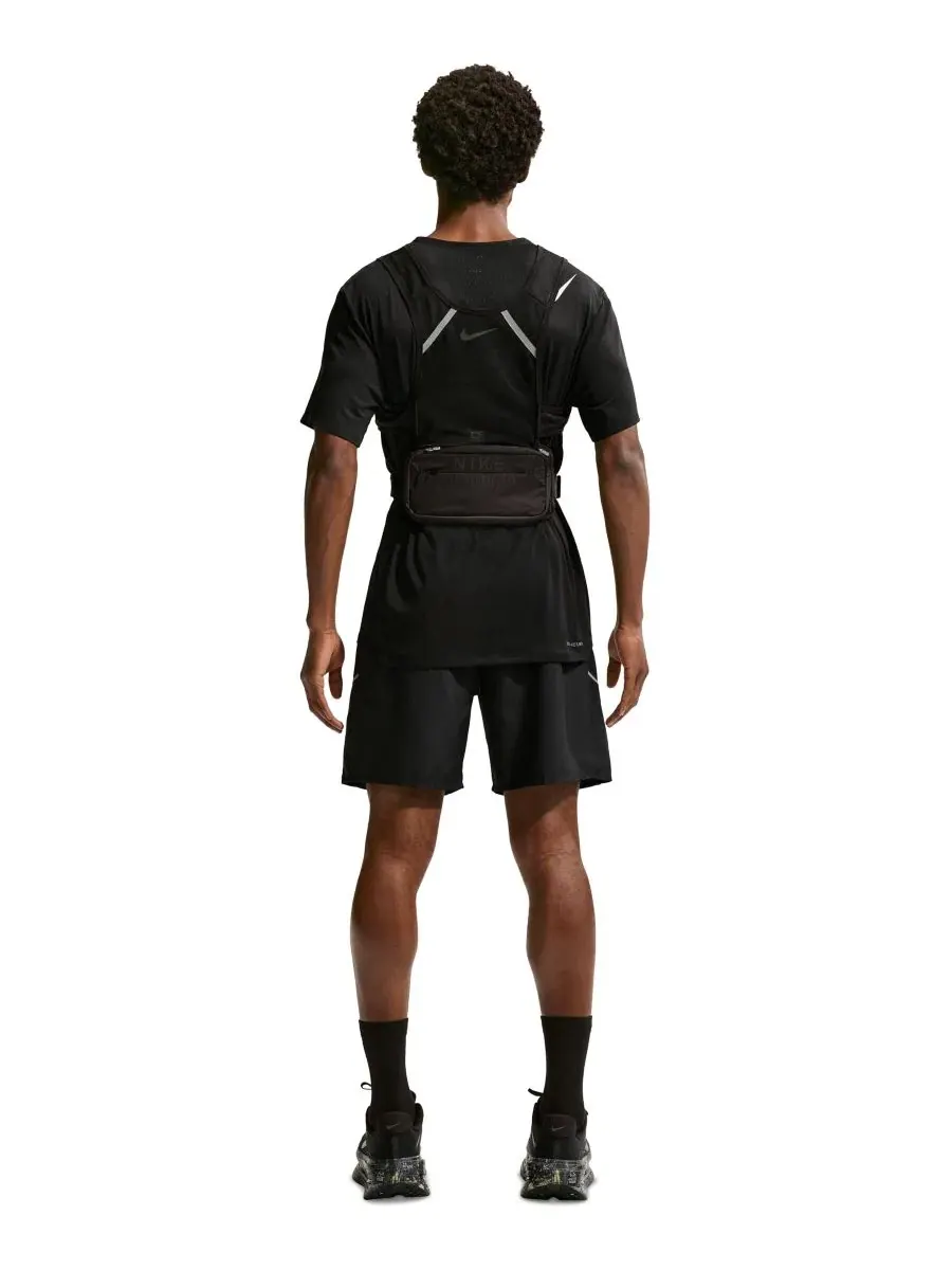 Мужские беговые шорты Miler Dri-FIT Nike — изображение 5 из 5, черный/серебристый