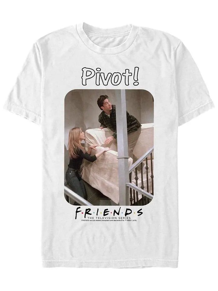 Мужская футболка Friends Pivot с коротким рукавом Fifth Sun — изображение 1 из 1, белый