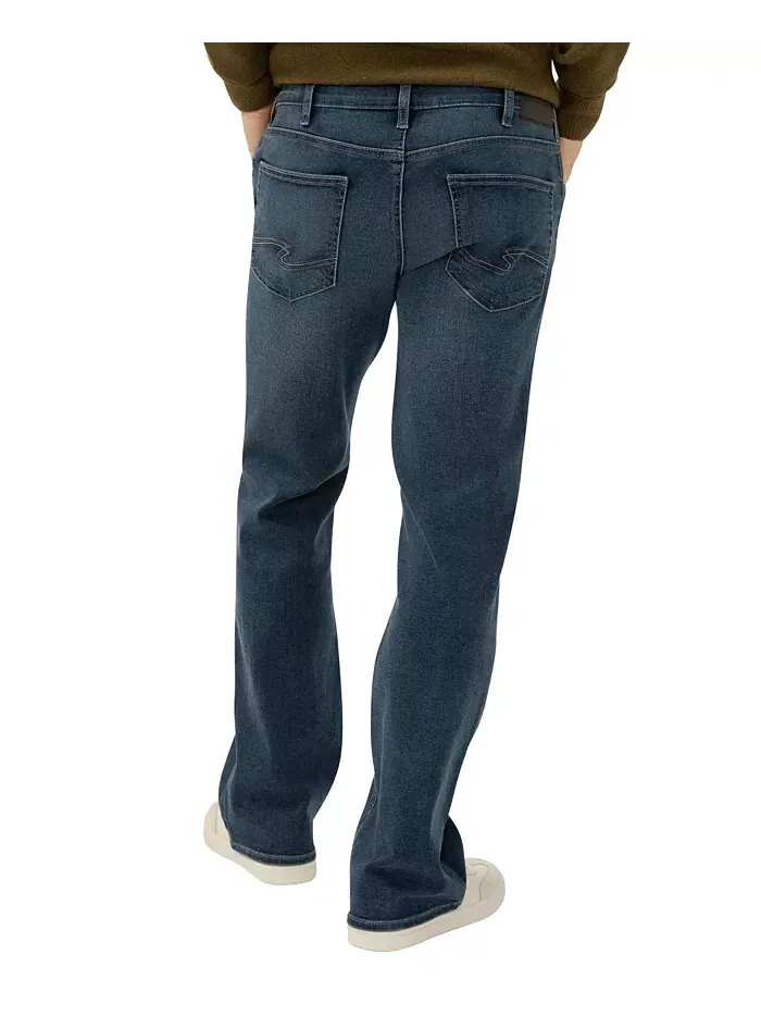 Мужские джинсы Zac Relaxed Fit Straight Leg Silver Jeans Co. — изображение 2 из 3, коричневый