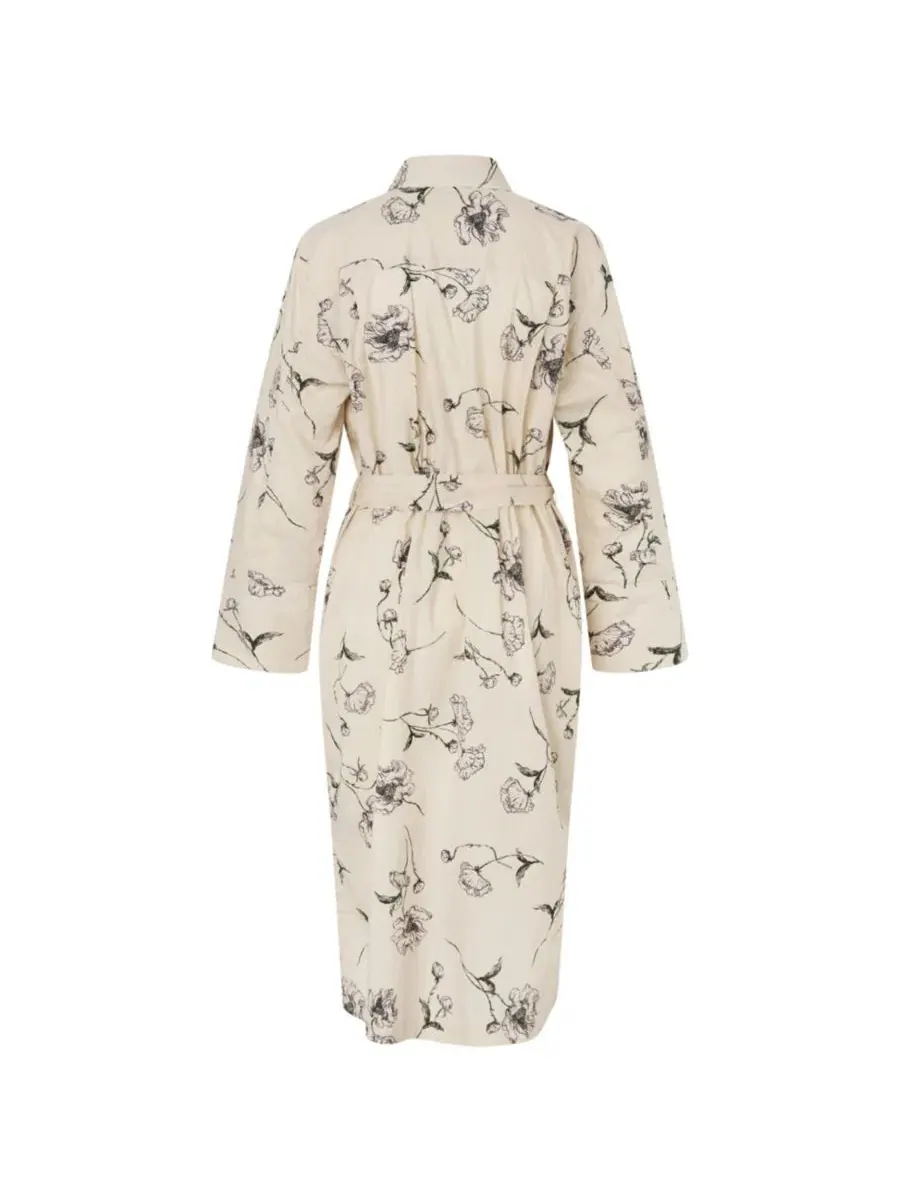 Платье-рубашка с поясом Manorellea Floral Masai Copenhagen — изображение 4 из 5, фиолетовый