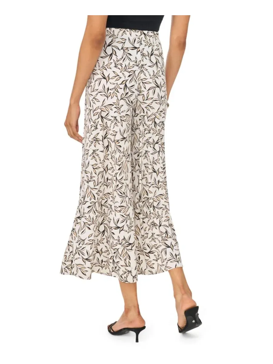 Женские брюки свободного кроя с широкой штаниной, модель Wide-Leg Vince Camuto — изображение 4 из 5, кремовый